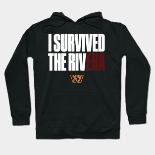 I Survived the Rivera White Text Hoodie